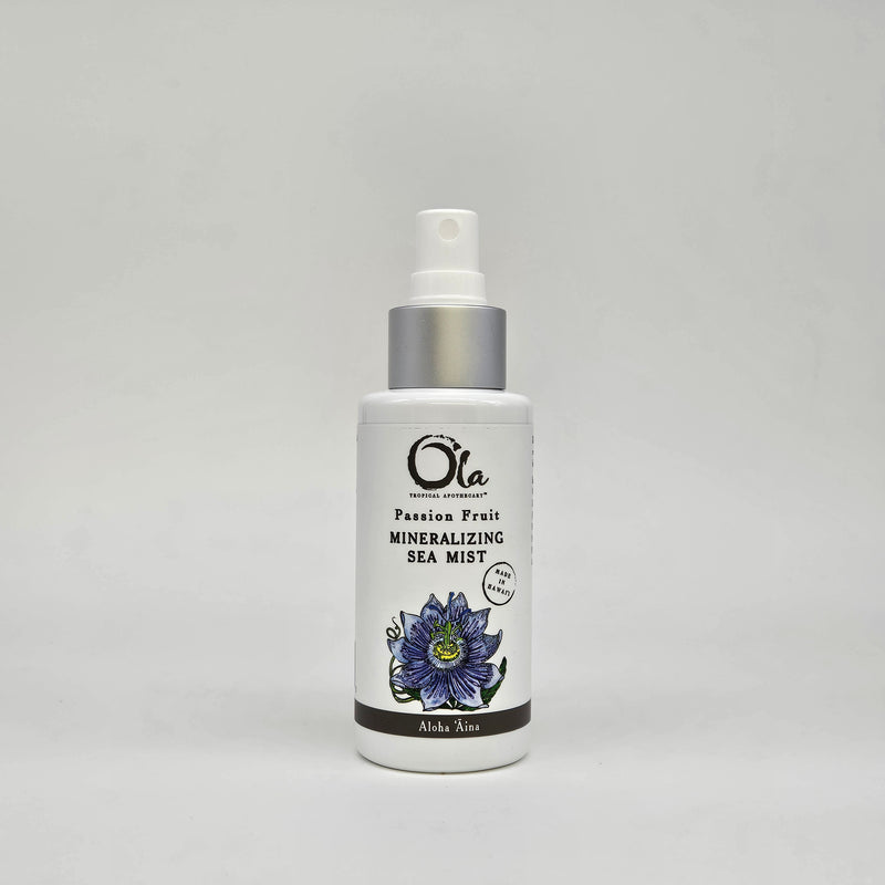 Organic, Gentle, Pure, Paraben Free, Clean Beauty, Renewing, Natural beauty, Nourishing, Healthy, Island, Tropical, Lifestyle, Rejuvenating, High in Antioxidants, Eco-friendly, Farm to Skin, Handmade, Artisan Crafted, Sustainable, Biodegradable, Small Batch, Plant Based, Hawaiian, Cruelty Free, All Natural, Mindful, Conscious, Botanical. Ethically Sourced, Locally Made, Skin Care, Botanical Hydrosols, Made in Hawai’i.
Lilik'oi , passion 
Hydrating, Mineralizing, Sea Minerals, Aloe Vera, Refreshing skin care