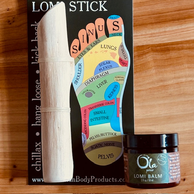 , Anti-inflammatory, Tension relief, Massage balm, Essential oils, Penetrating, Medicinal plants, Tamanu oil, Kukui Nut oil, Macadamia Nut oil, Avocado oil, Hawaiian Chili Pepper, ‘Awa, ‘U’haloa, Turmeric, Increase circulation, Hawaiian Beeswax

