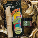 , Anti-inflammatory, Tension relief, Massage balm, Essential oils, Penetrating, Medicinal plants, Tamanu oil, Kukui Nut oil, Macadamia Nut oil, Avocado oil, Hawaiian Chili Pepper, ‘Awa, ‘U’haloa, Turmeric, Increase circulation, Hawaiian Beeswax

