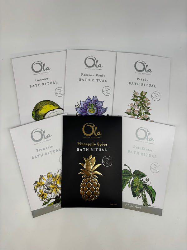 Bath Ritual Assortment Set in Holiday Gift Bag | 6 - 2 oz