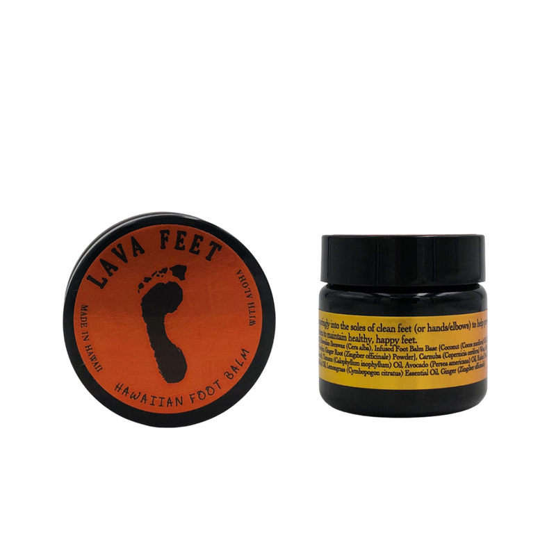 Hawaiian Foot Ritual | Volcanic Foot Scrub + Lava Feet Foot Balm Gift Set